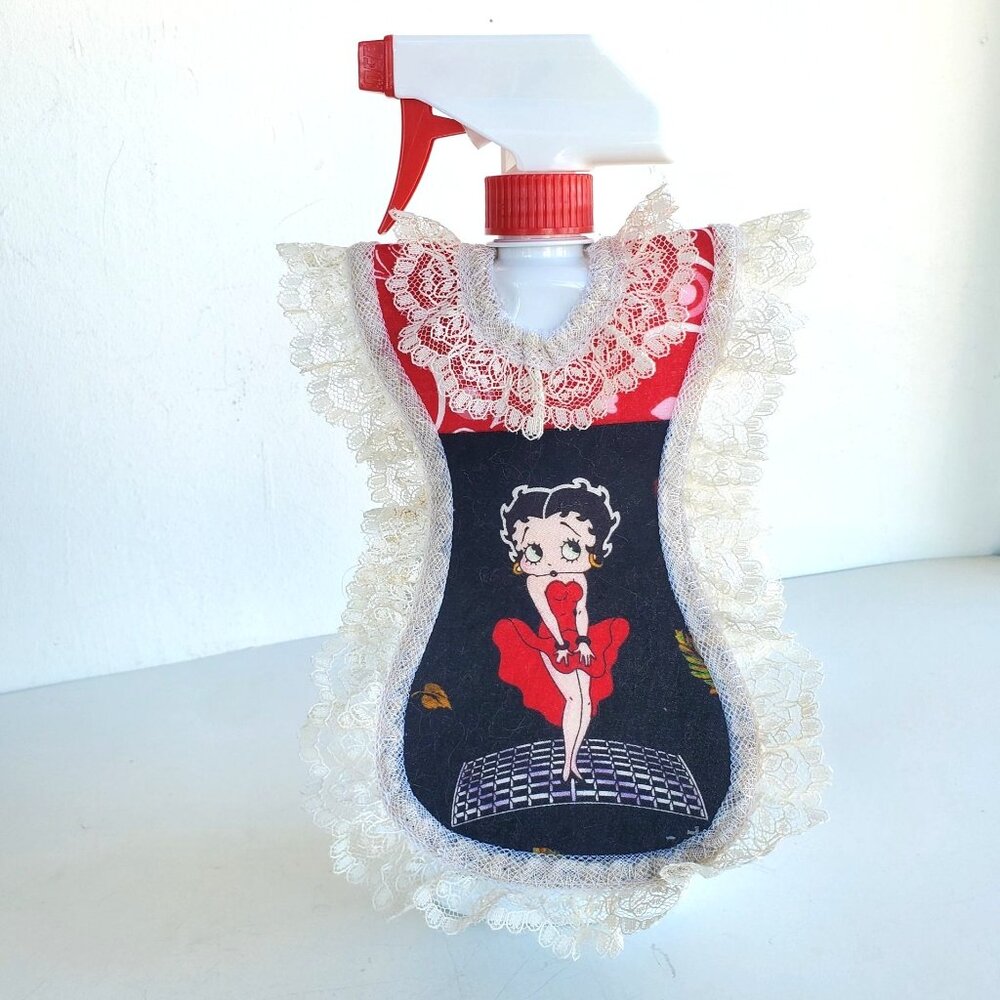 Vintage Betty Boop Dish Soap Bottle Apron Cover - Picture 2 of 10